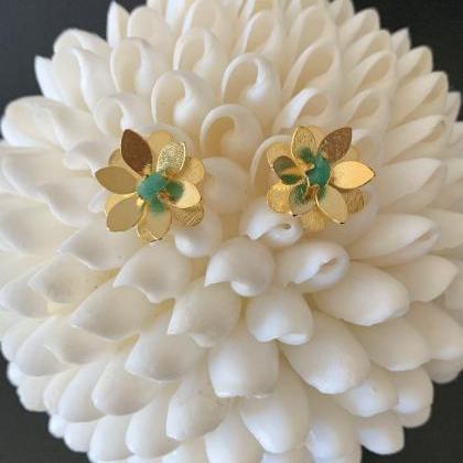 Handmade Natural Emerald Earrings 2..